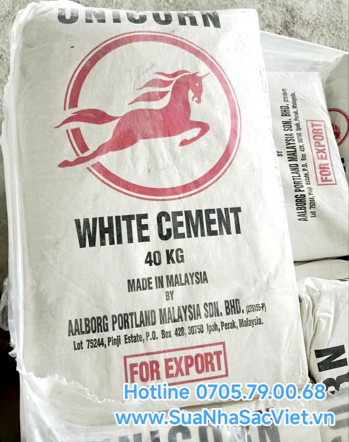 GIÁ XI MĂNG TRẮNG UNICORN liên hệ 0705.79.00.68