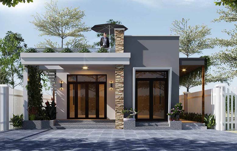 Gợi ý những mẫu Thiết kế Nhà cấp 4 có 3 phòng ngủ đẹp, tiết kiệm nhiều chi phí liên hệ 0705 79 00 68